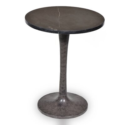 Paragon Marble Top Pedestal End Table - Image 0