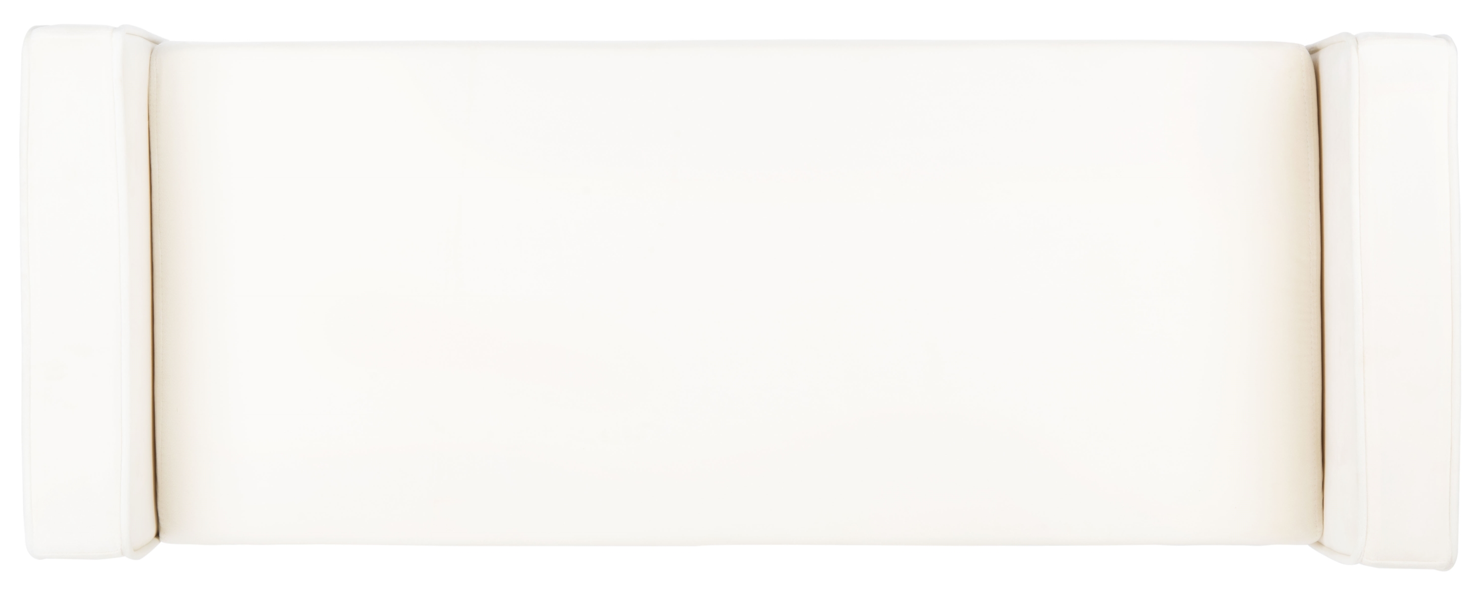 Henri Midcentury Bench - Cream / Walnut - Safavieh - Image 4