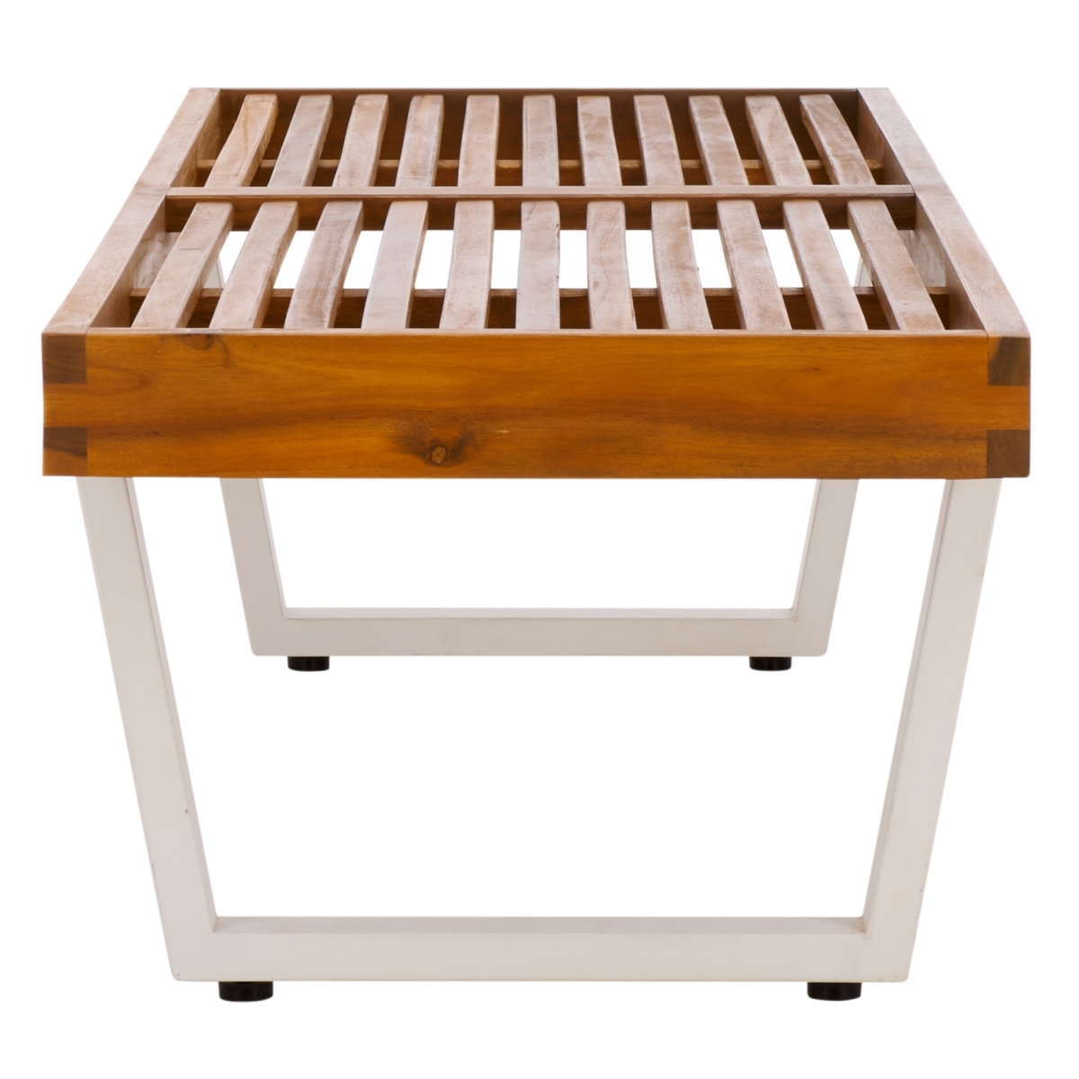 Heather Indoor-Outdoor 60" Bench - Natural/White - Image 6