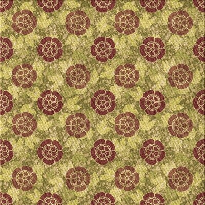 Doby Floral Brown Area Rug - Image 0