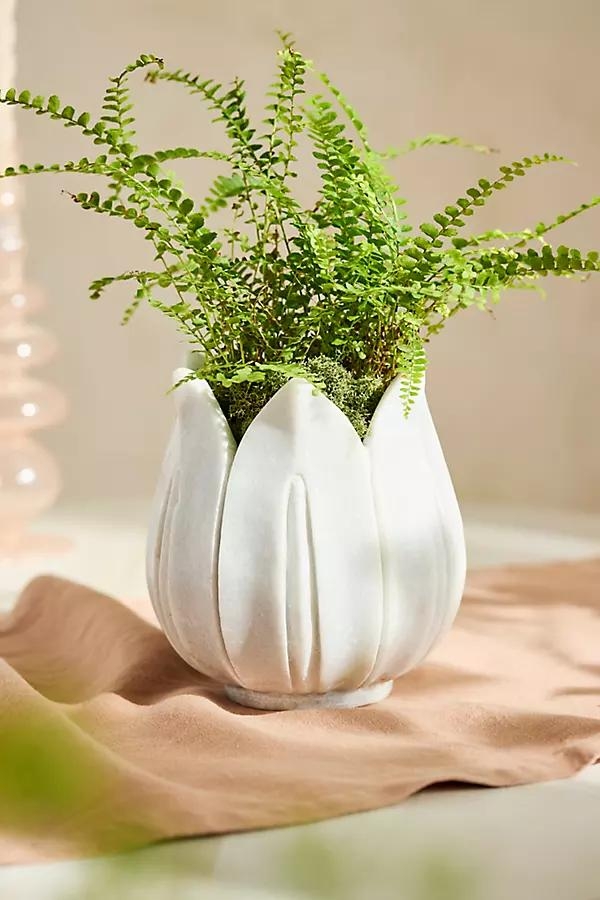 Marble Tulip Planter - Image 0