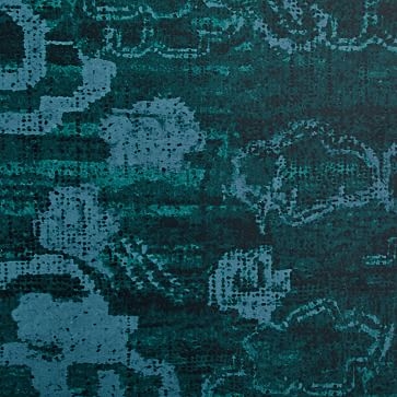 Cloud Motif Wallpaper, Blue, Single Roll - Image 1