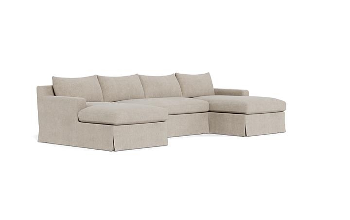 Sloan Slipcovered 3-Piece U-Sectional - Image 1