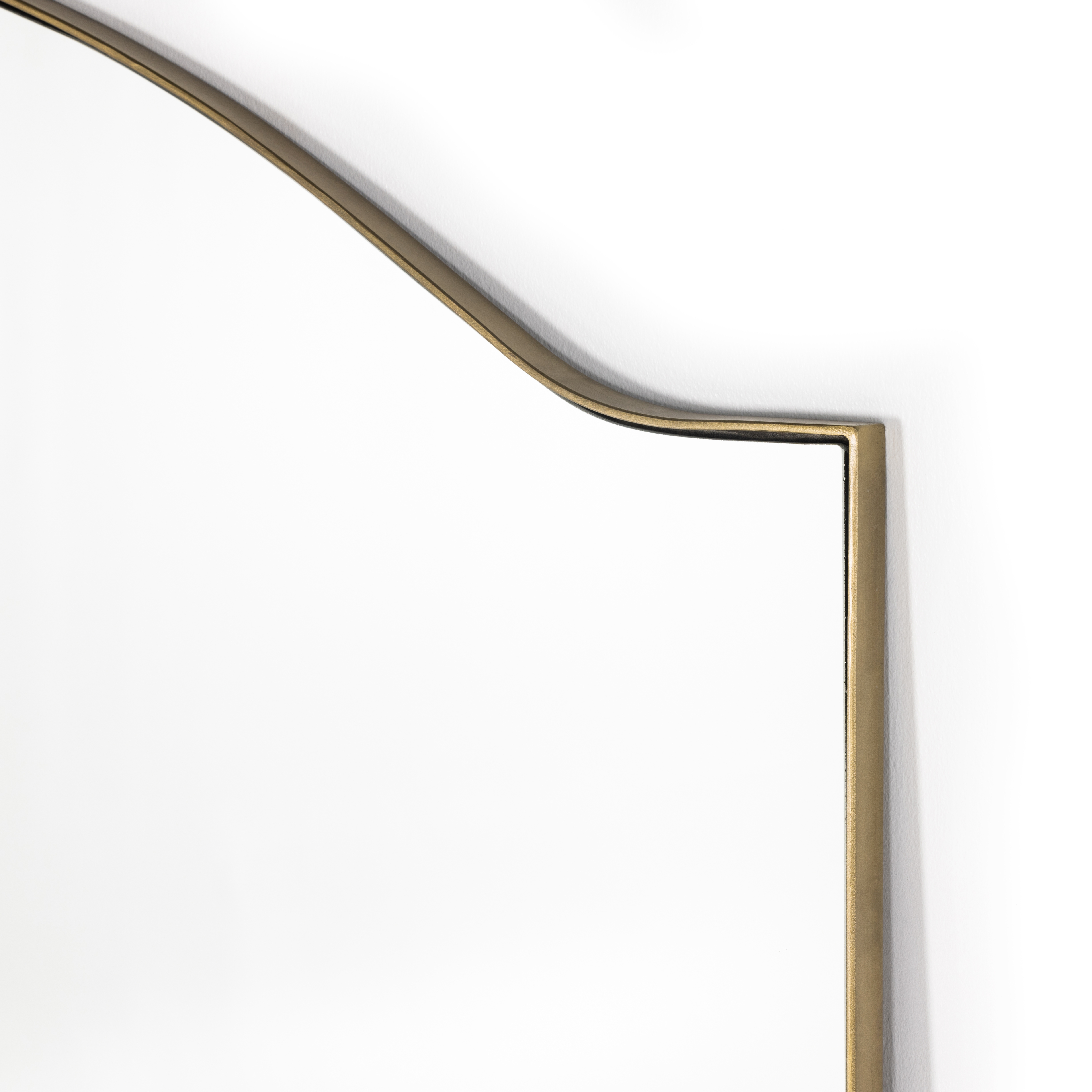 Jacques Floor Mirror - Antique Brass - Image 3