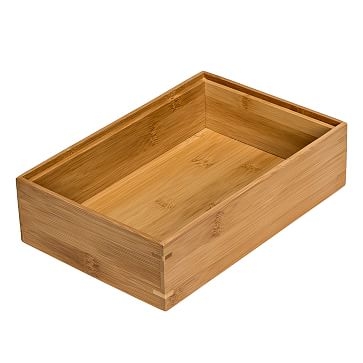 Honey Can Do Collection Bamboo Drawer Organizer, 9" - Image 0