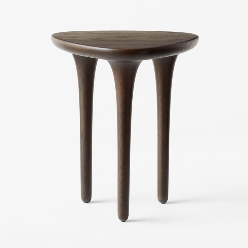 Macello Brown Oak Side Table - Image 1