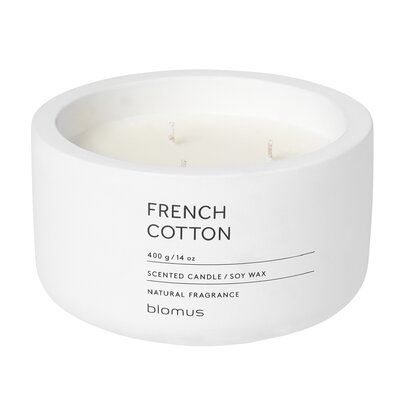 French Cotton Scented Jar Candle - Image 0