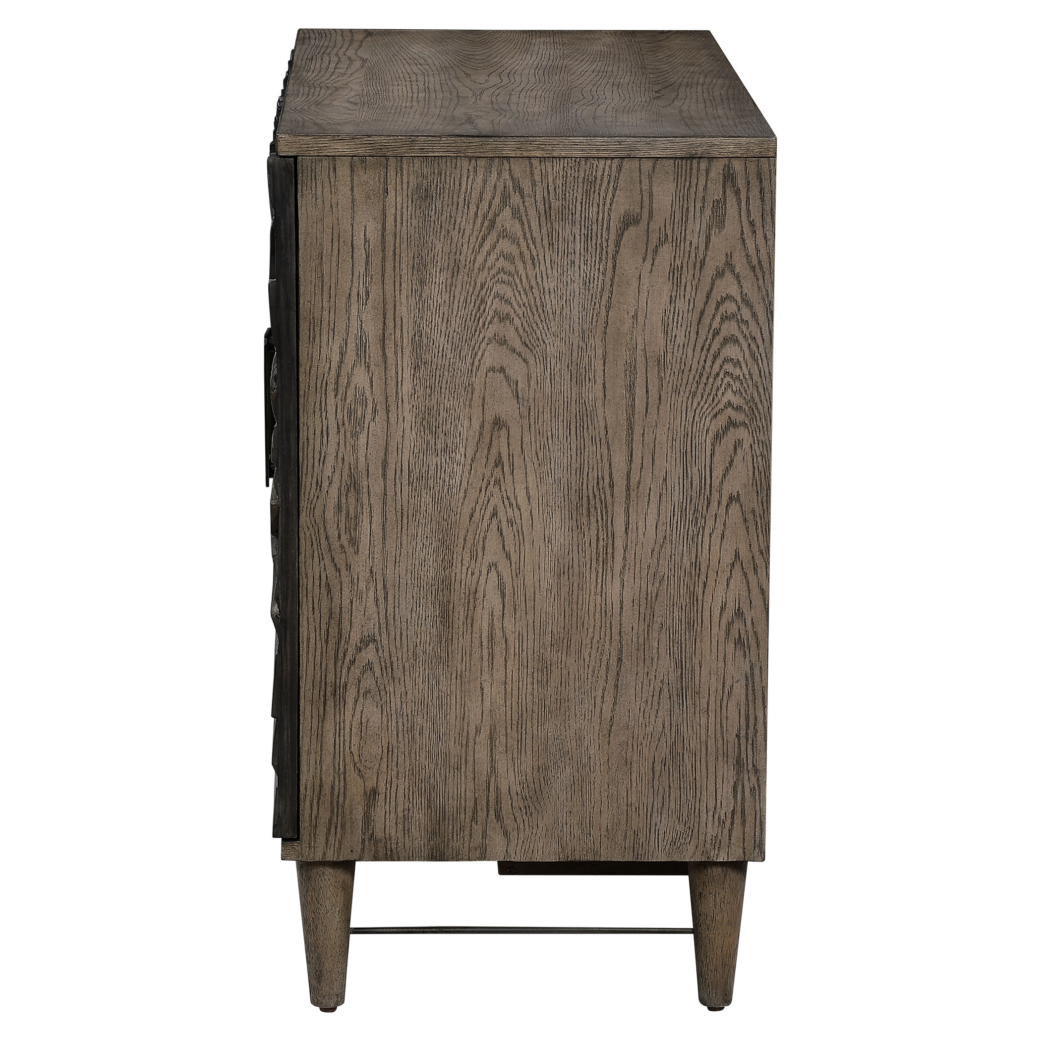 Shield Gray Oak 2 Door Cabinet - Image 3