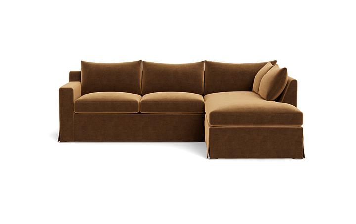 Sloan Slipcovered 3-Seat Right Bumper Sectional - Image 0