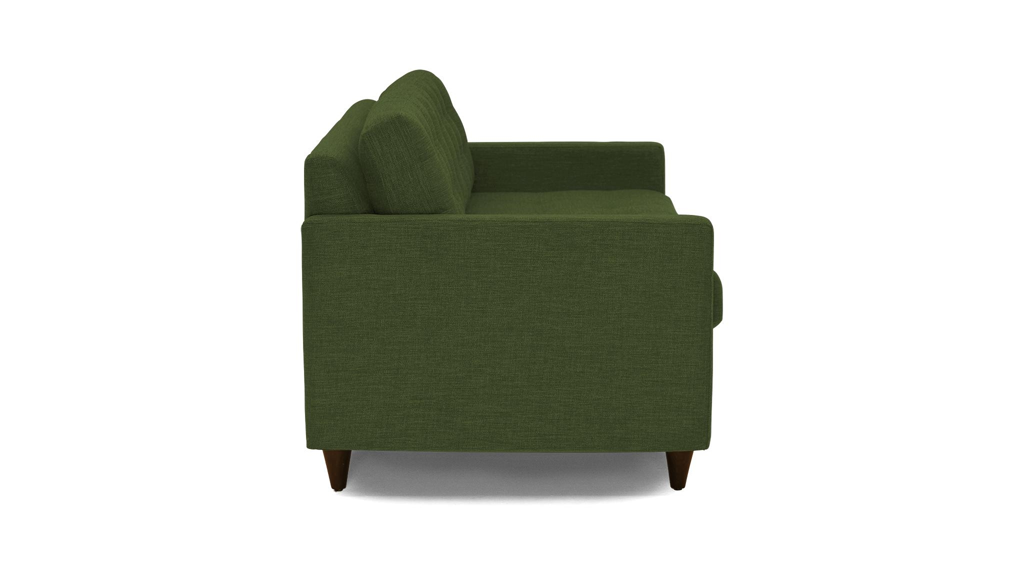 Green Eliot Mid Century Modern Sleeper Sofa - Royale Forest - Mocha - Standard Foam - Image 2