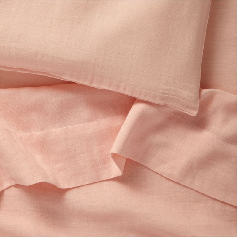 Supersoft Elegant Pink Organic Cotton Gauze Toddler Sheet Set - Image 3
