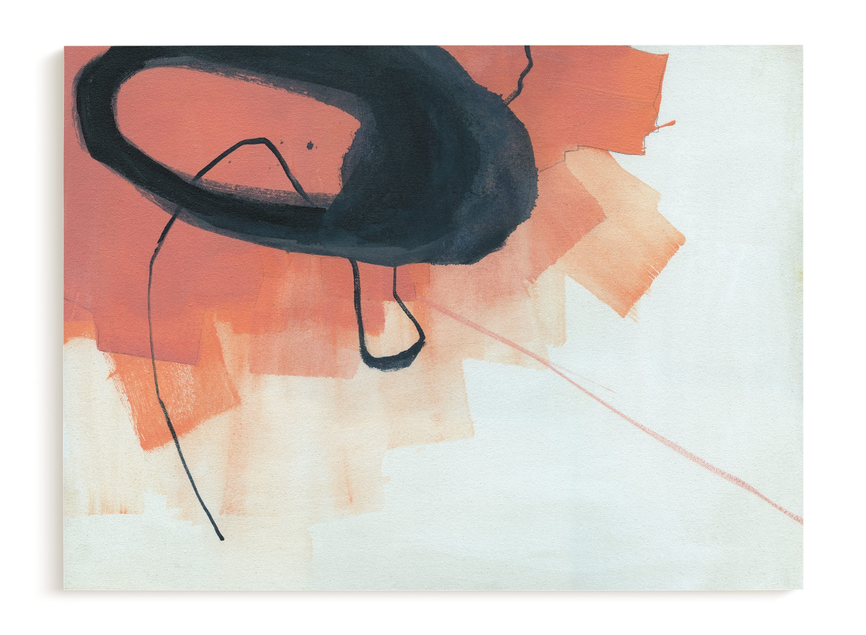 Orange Abstraction Limited Edition Fine Art Print 1 - Image 0