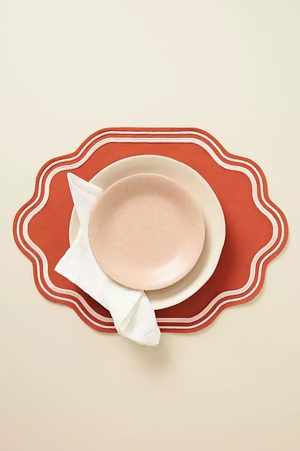 Madeline Embroidered Cotton Placemat - Image 0