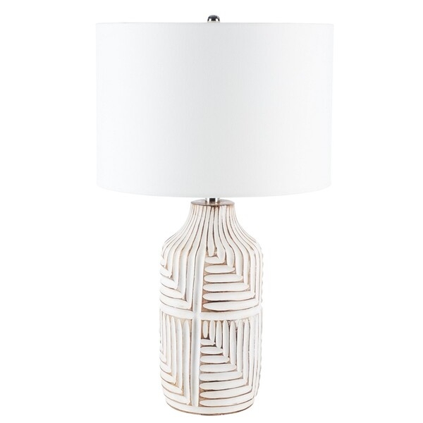 Dione 26" Table Lamp - Ivory - Image 0