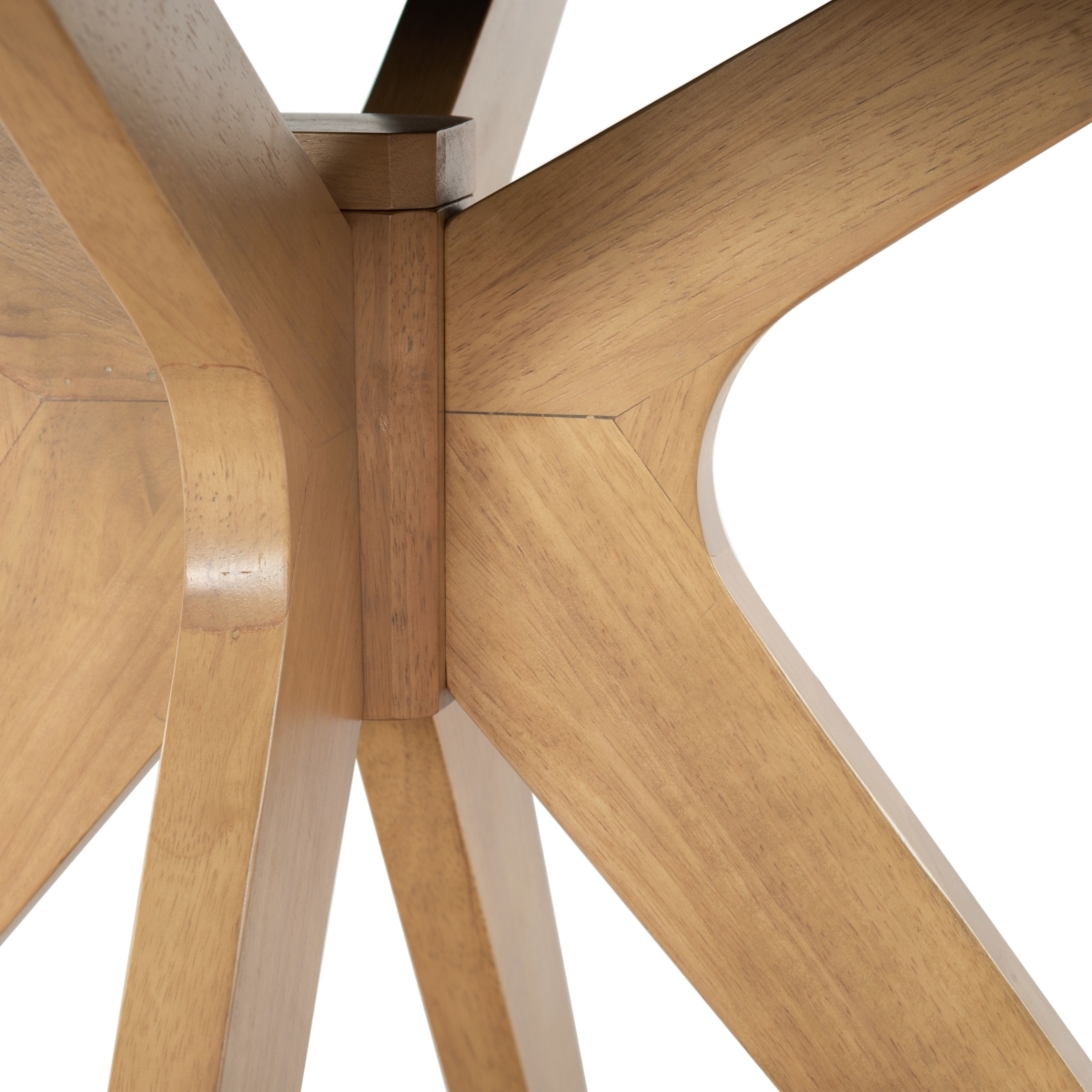 Carolee 46" Round Dining Table - Natural - Image 3