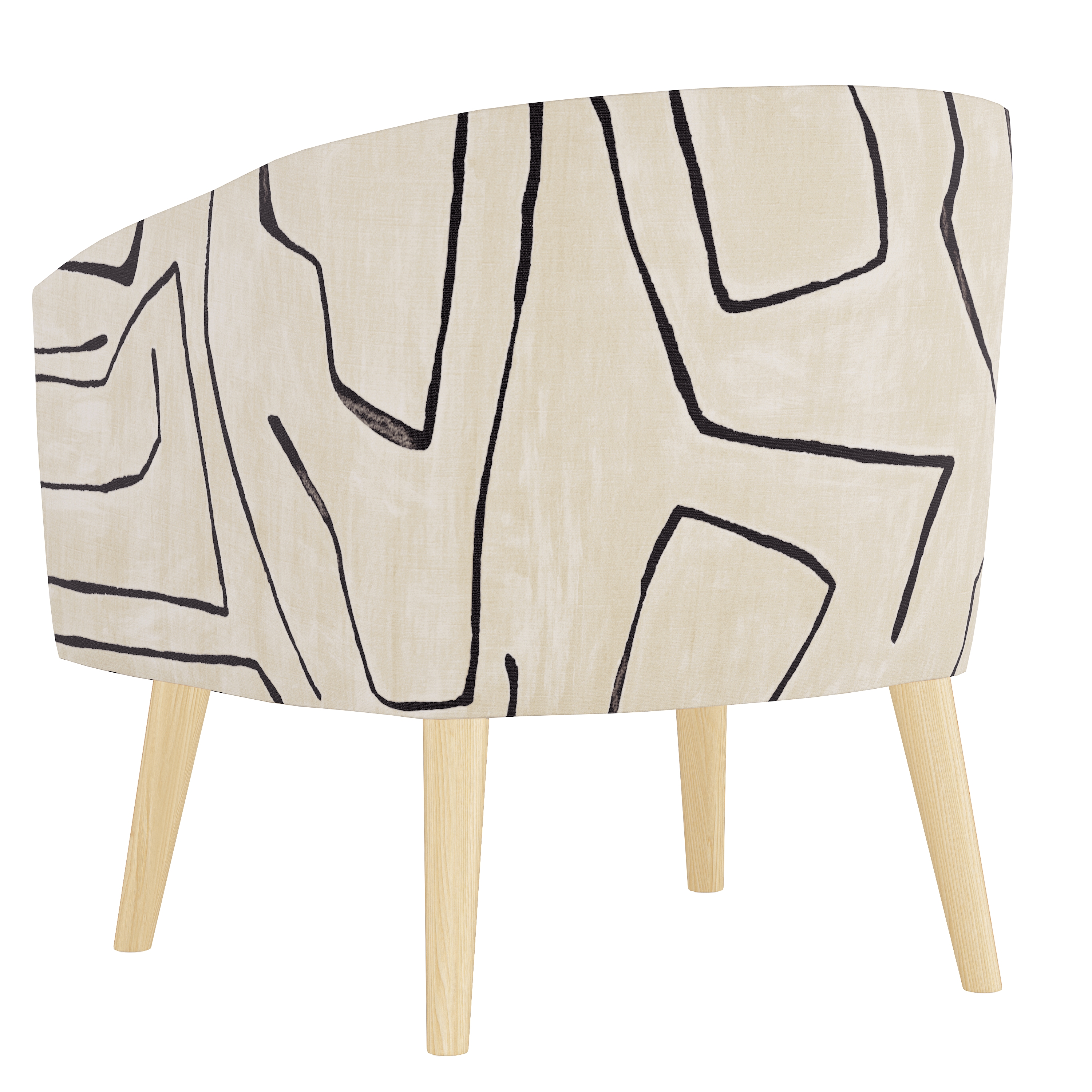 Aila Chair, Linen Grafitto - Image 3