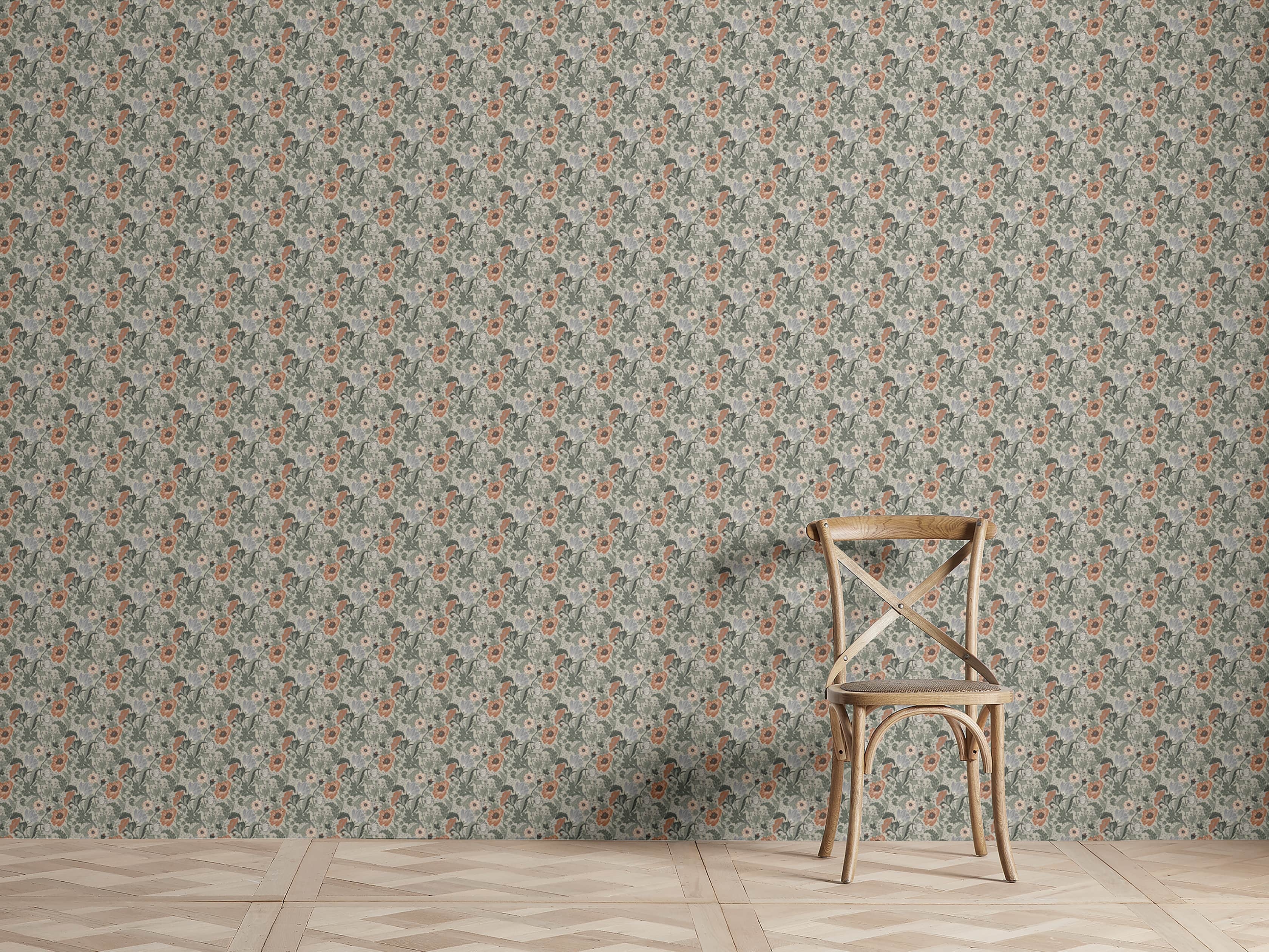 Dryden Wallpaper in Gray  Grey - Image 0