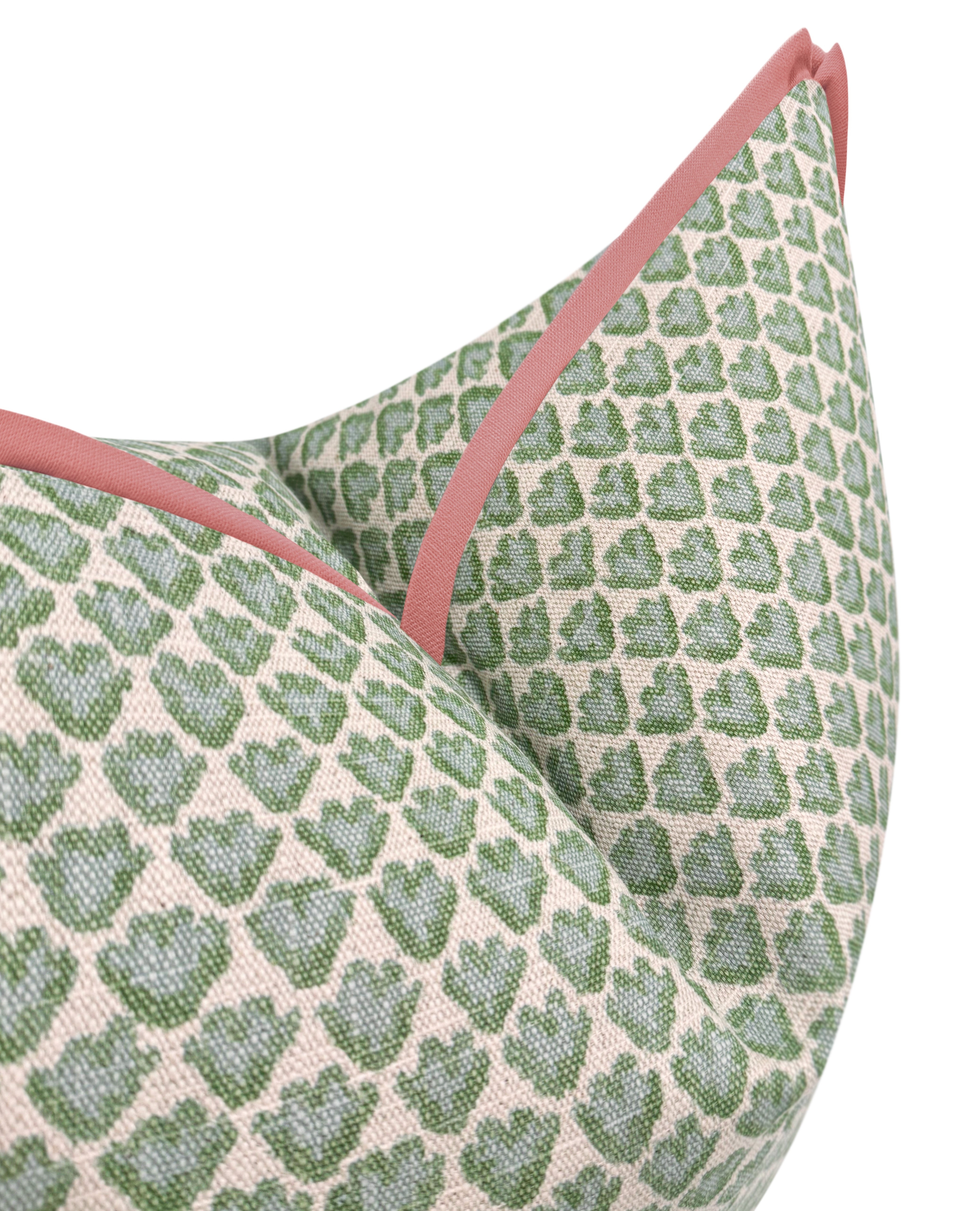 SISSY PRINT // SPA BLUE | LDC - 20" X 20" / BUTTERFLY FLANGE / Carnation - Image 0