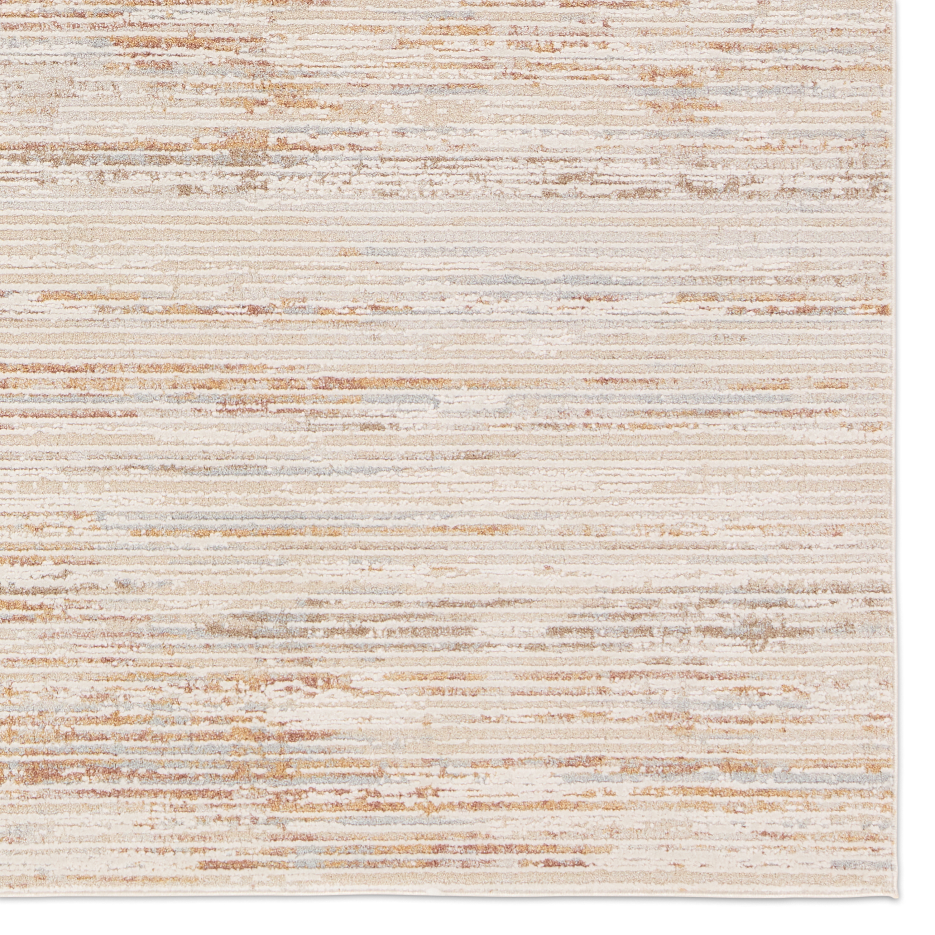 Oriel Striped Beige/Cream Area Rug (8'X10') - Image 3