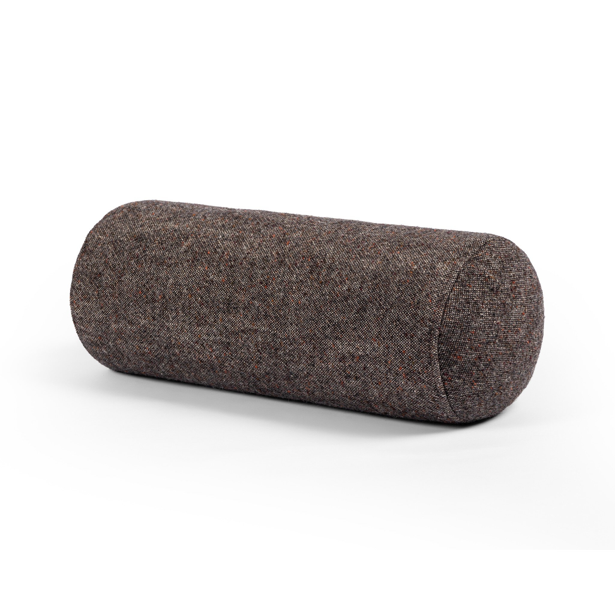 Stonewash Linen Bolster Pillow - Hasselt Ebony - Image 0