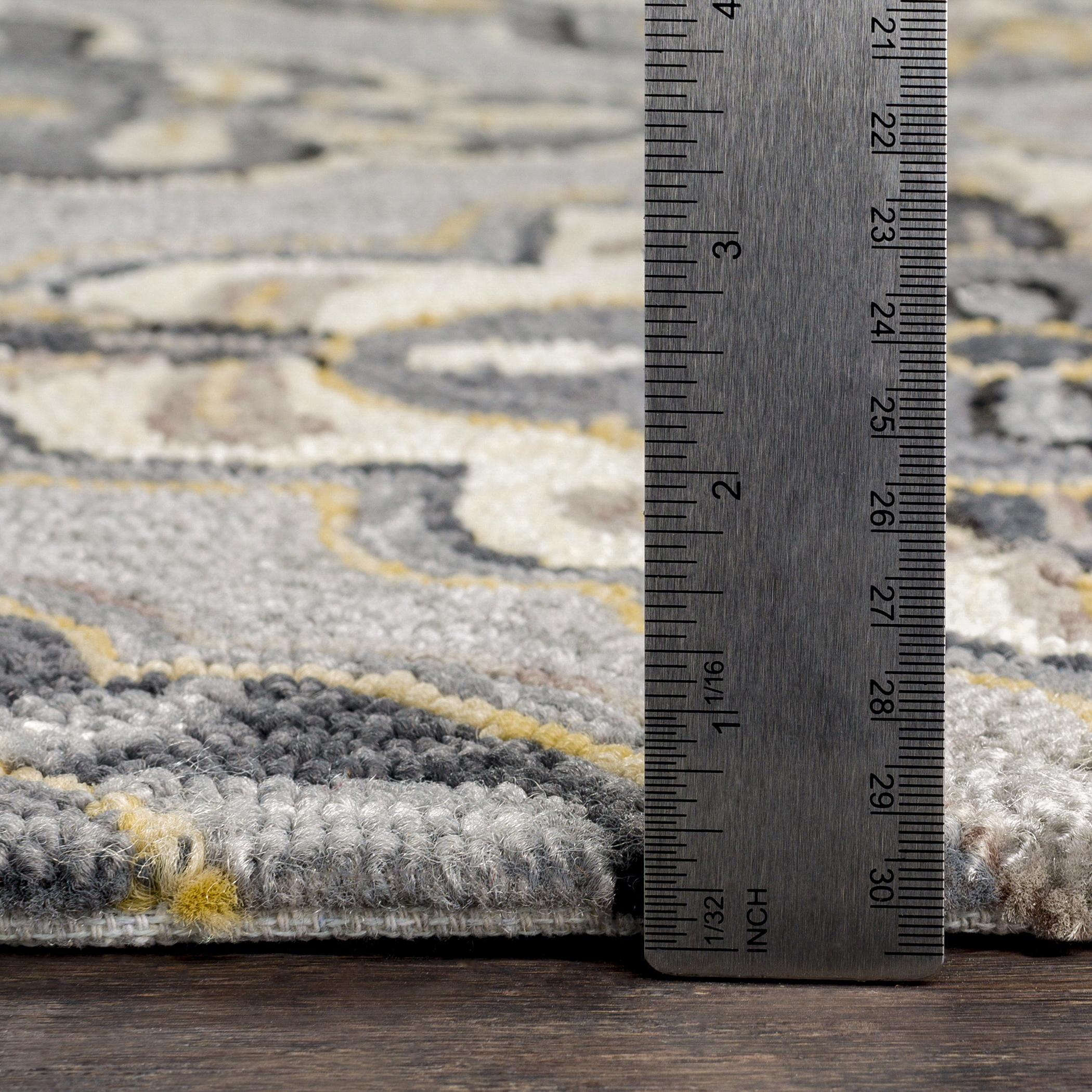 Rain Black Outdoor 3' x 5' Handmade Rug - Image 5