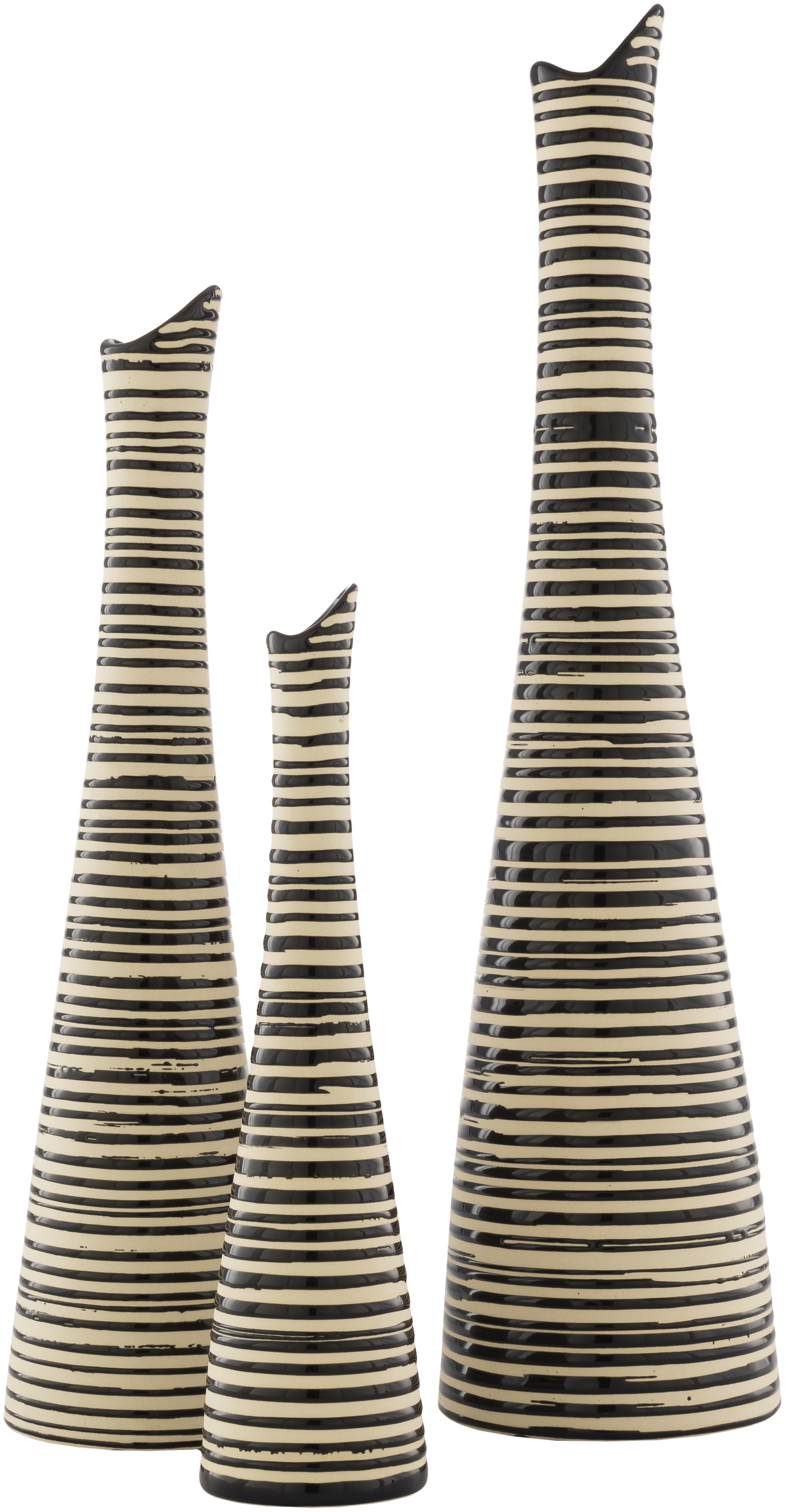 Emily EMY-002 20"H x 5"W x 5"D;  12"H x 3"W x 3"D;  16"H x 4"W x 4"D Vase - Image 0
