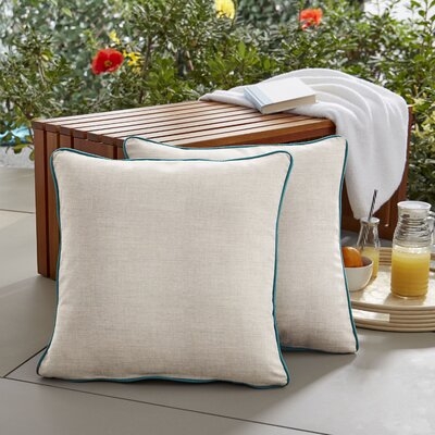 Atlantis Outdoor Square Pillow Cover & Insert - Image 0