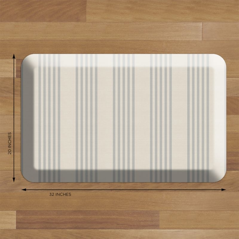 GelPro Cuisine Grey Comfort Kitchen Mat 20"x32" - Image 1