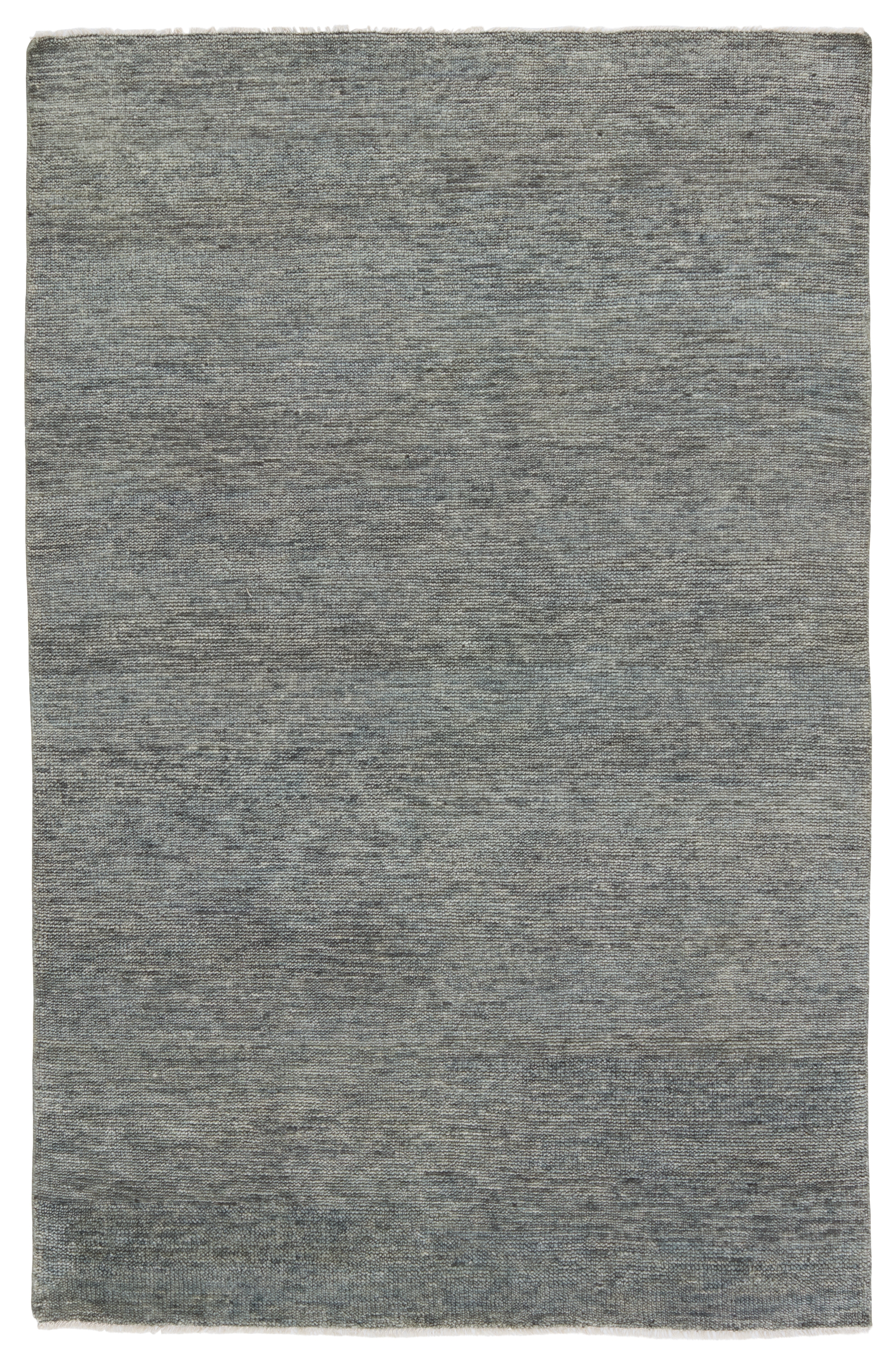 Origin SAG08 Handknotted Solid Teal and Green Area Rug (6'x9') - Image 0
