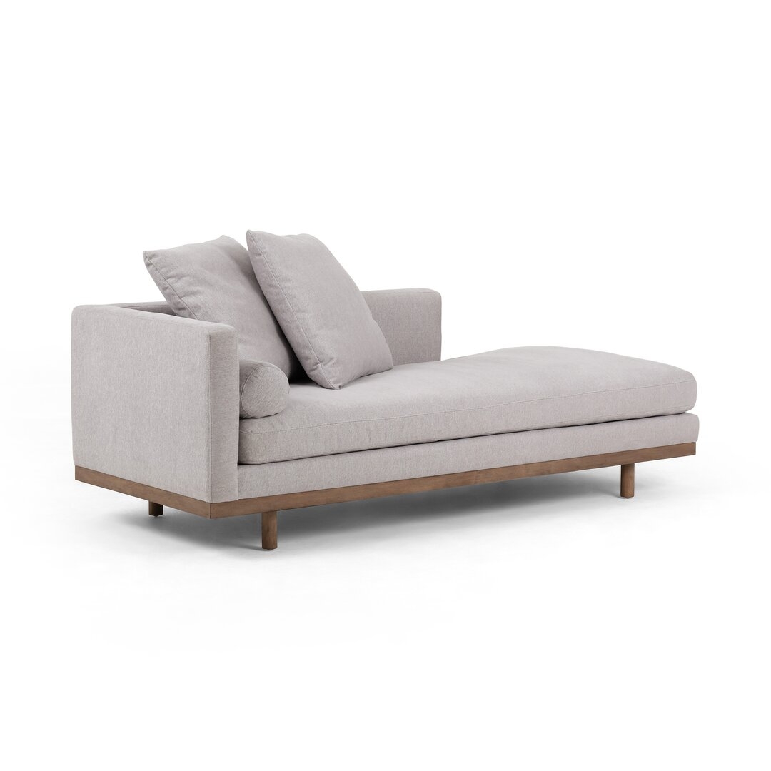 Four Hands Brady Two Square Arms Chaise Lounge - Image 0