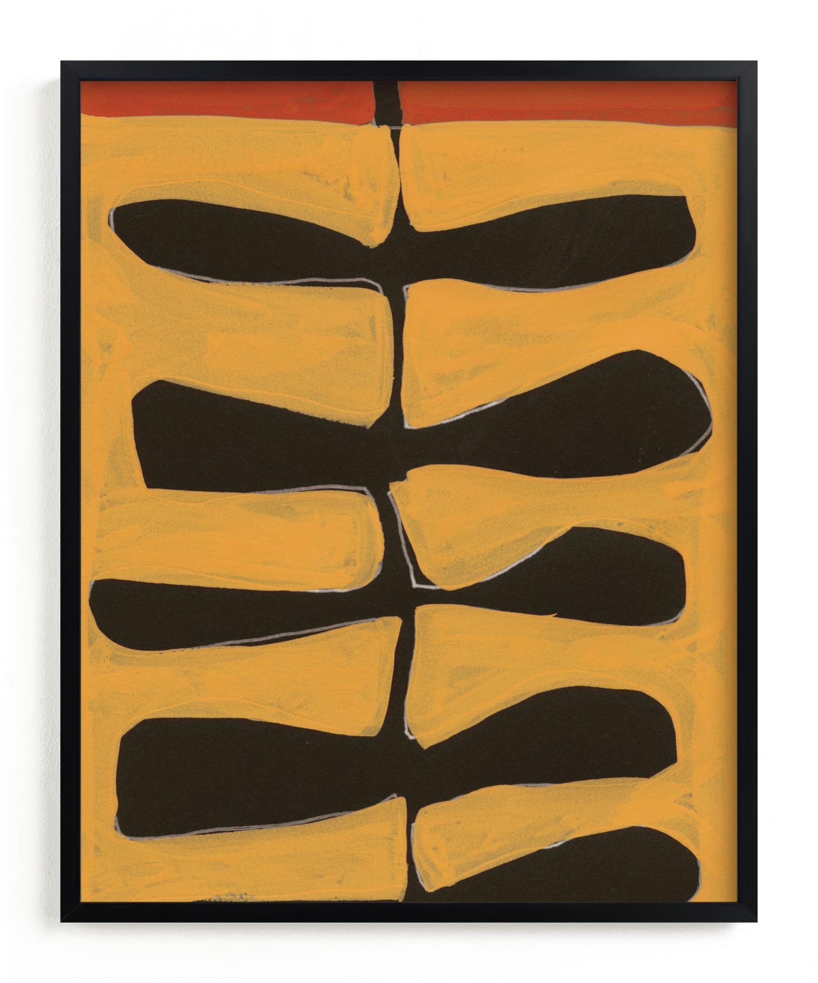 Leaves And A Stem Open Edition Fine Art Print - Image 0