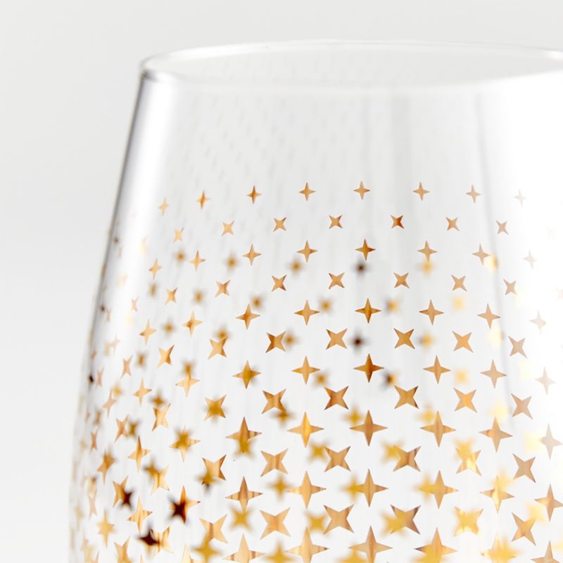 Sparkle Dot Stemless Wine Glasses, Set of 4 - Image 1