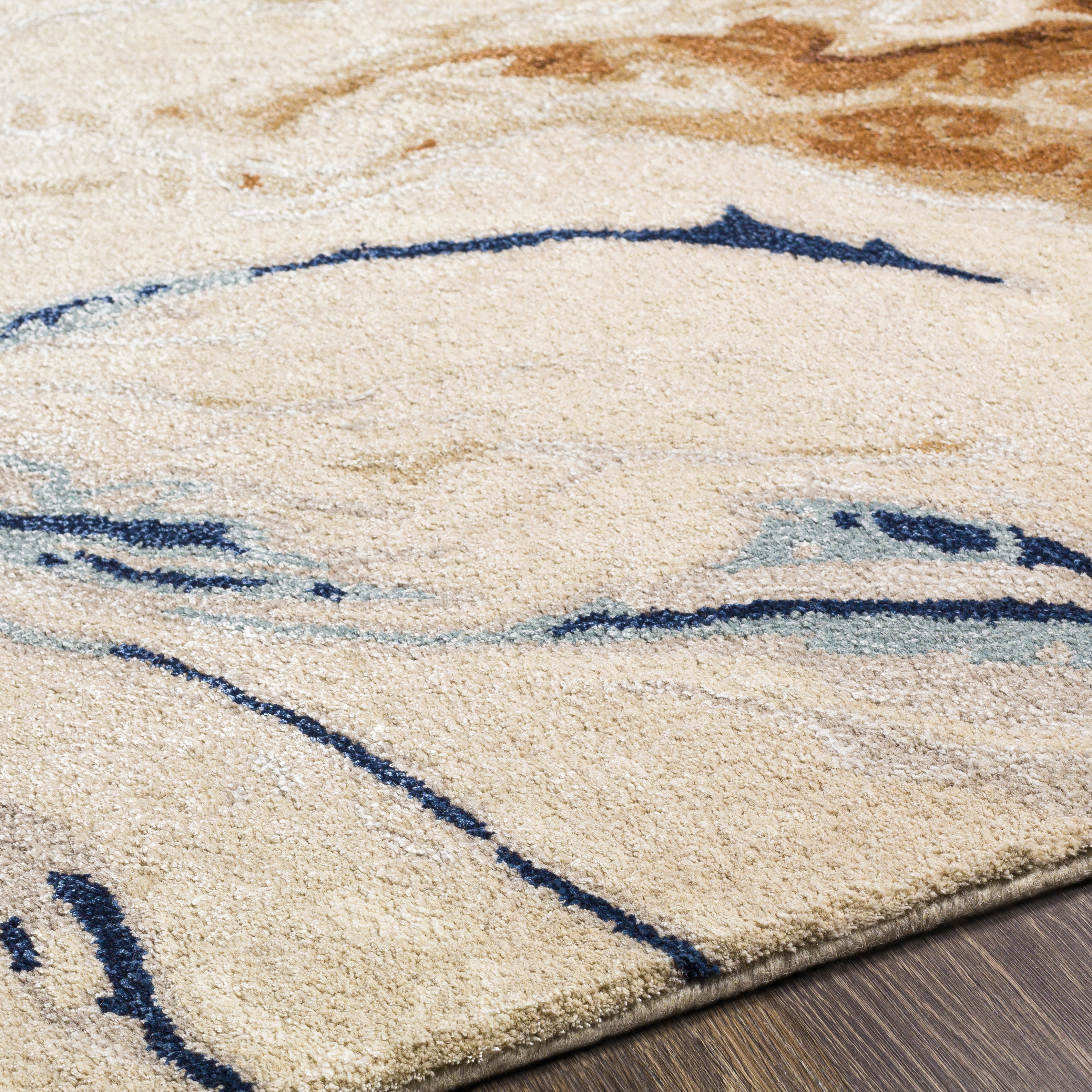 Kavita Beige Indoor 2' x 3' Handmade Rug - Image 2