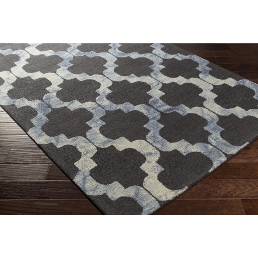 Serafina Black Indoor 9' x 13' Handmade Rug - Image 2
