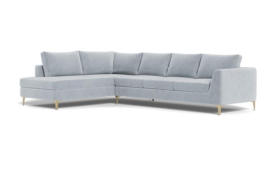 Asher 4-Seat Sectional with Left Bumper - Image 2