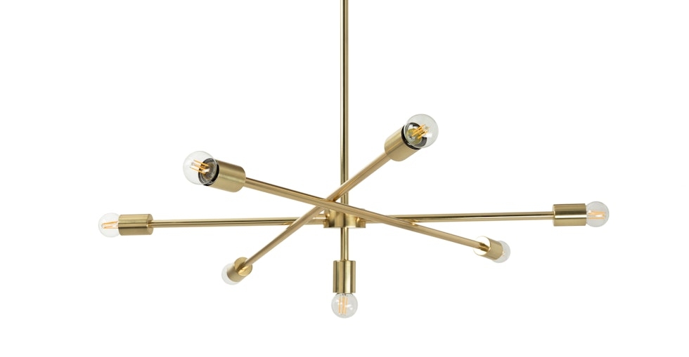 Cadza Chandelier - Brass - Image 0