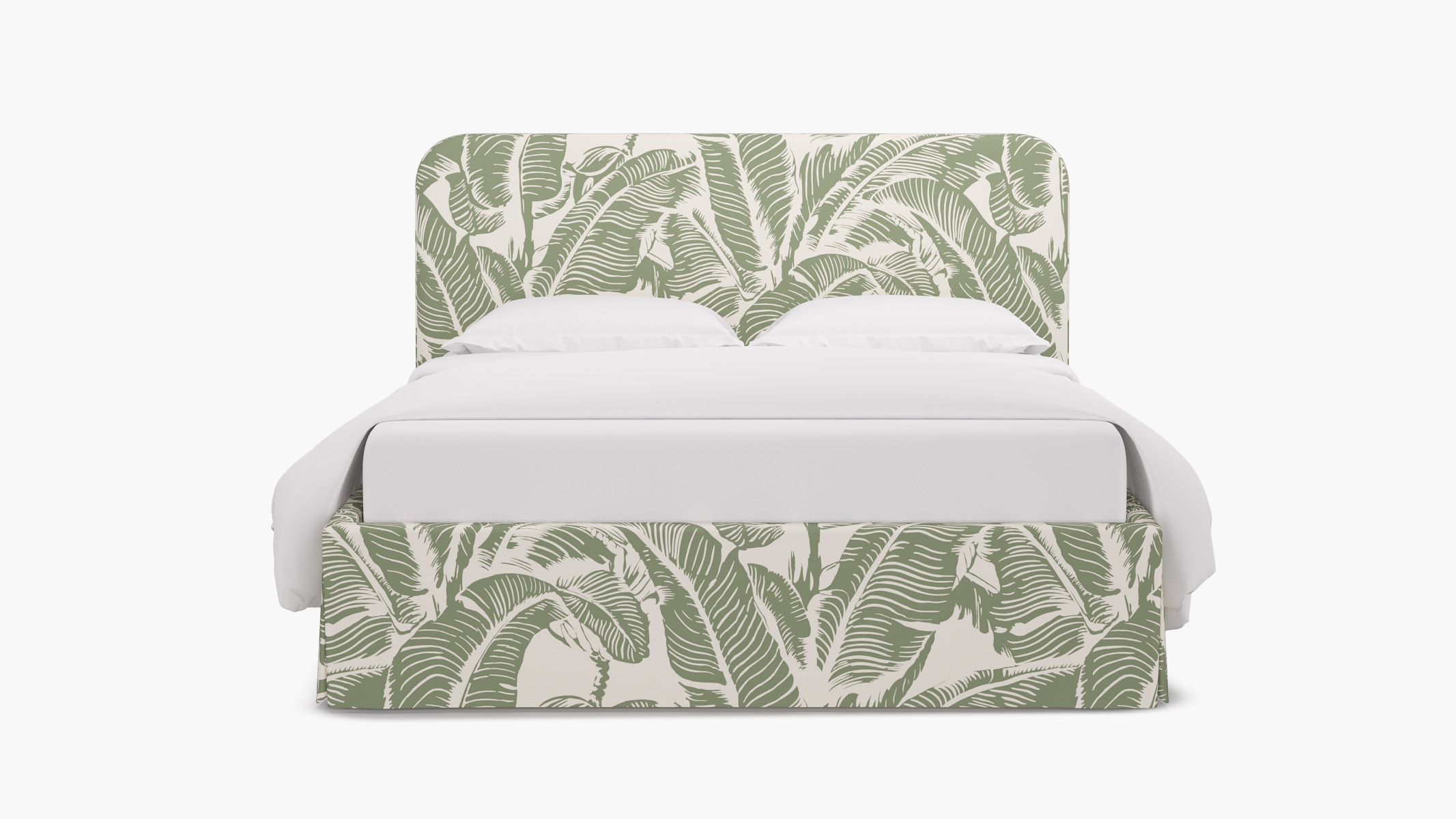 Skirted Platform Bed, Sage Martinique® Encore, Twin - Image 0