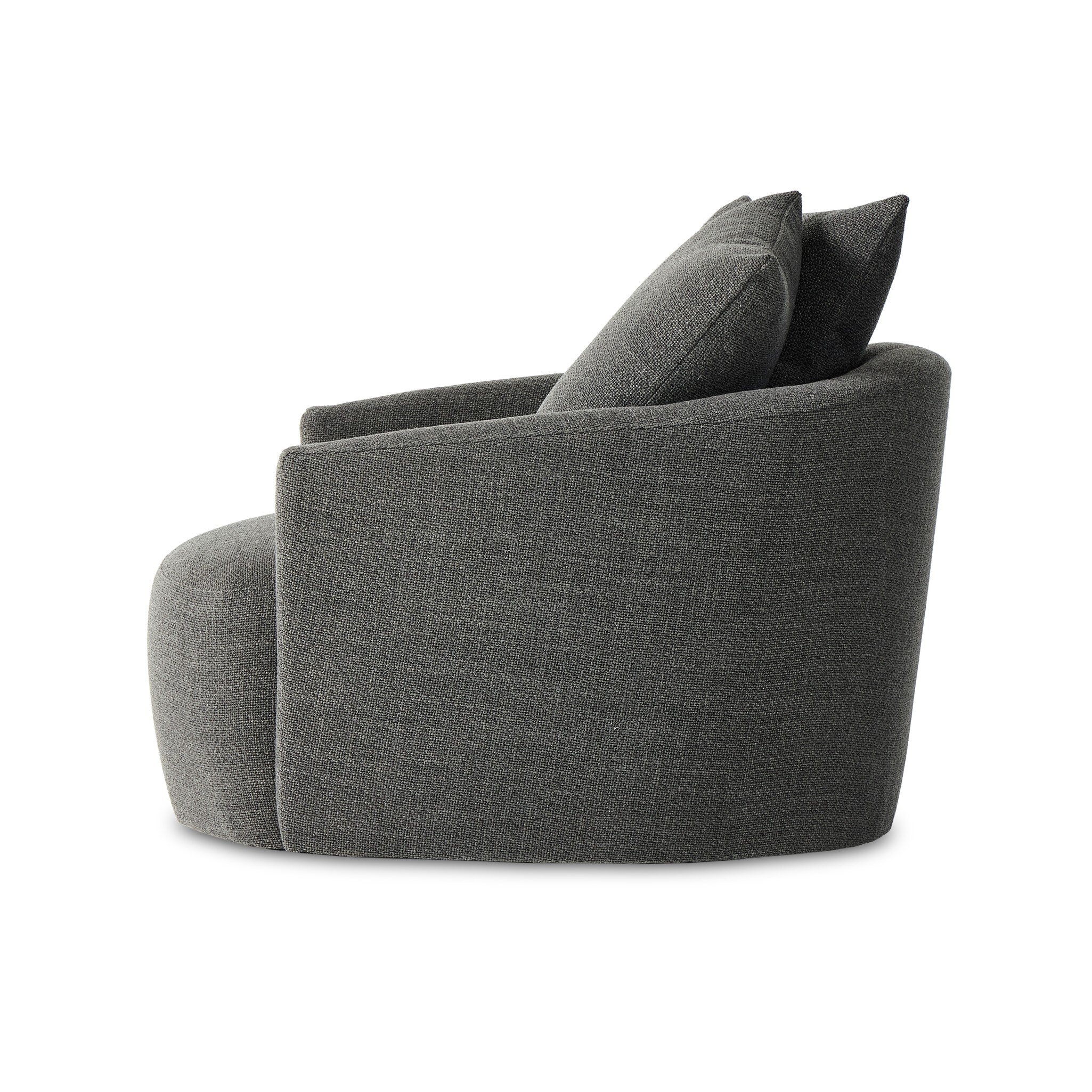 Chloe Swivel Chair - Gibson Smoke - Image 5