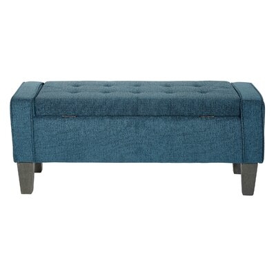Covarrubias Upholstered Flip Top Storage Bench - Image 0