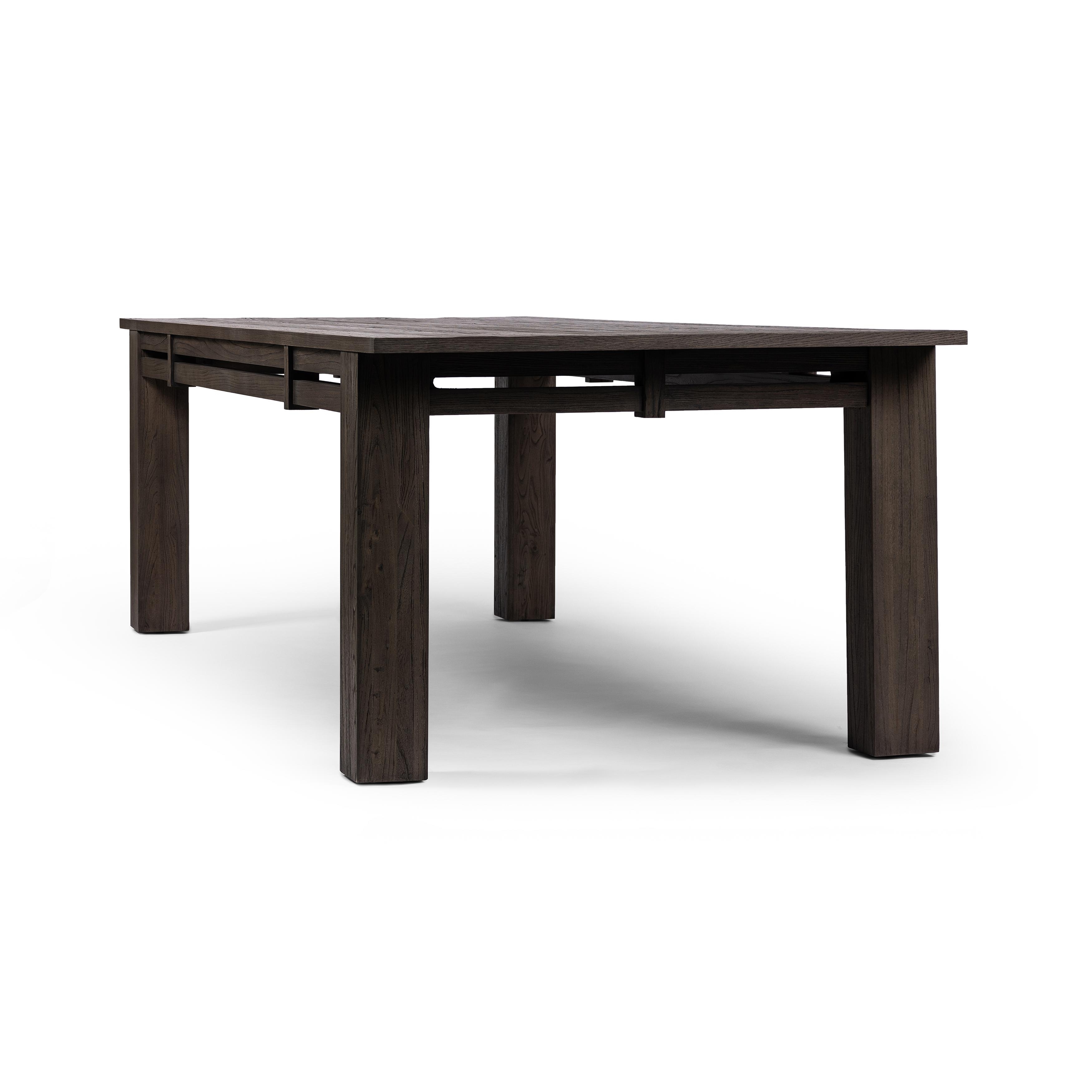 Willow Dining Table-Weathered Elm - Image 2