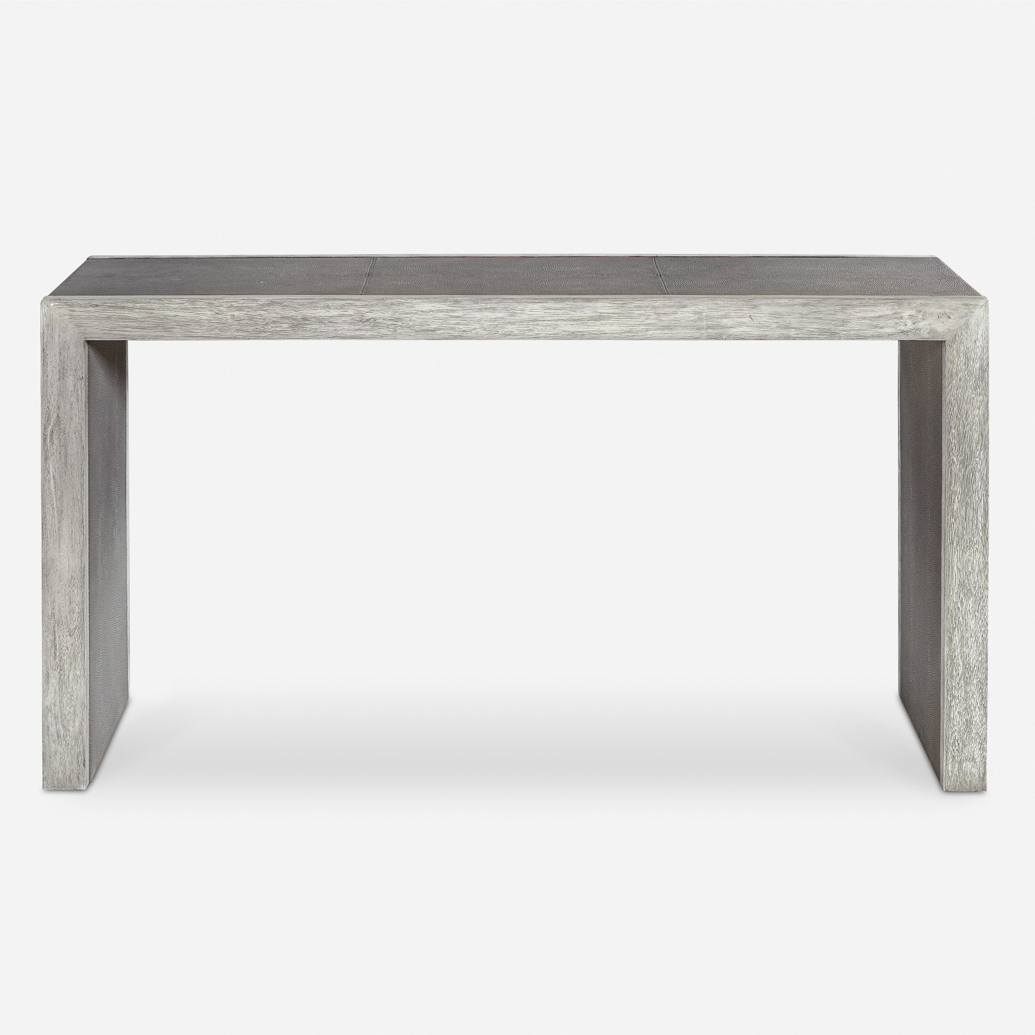 Aerina Aged Gray Console Table - Image 0