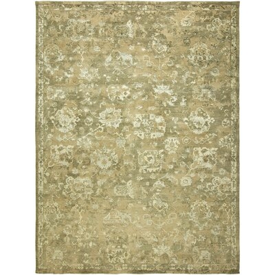 Angline Hand-Knotted Beige Rug - Image 0