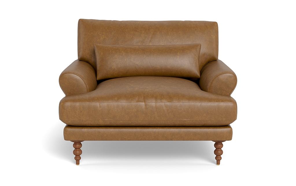 Maxwell Leather Accent Chair - Image 0