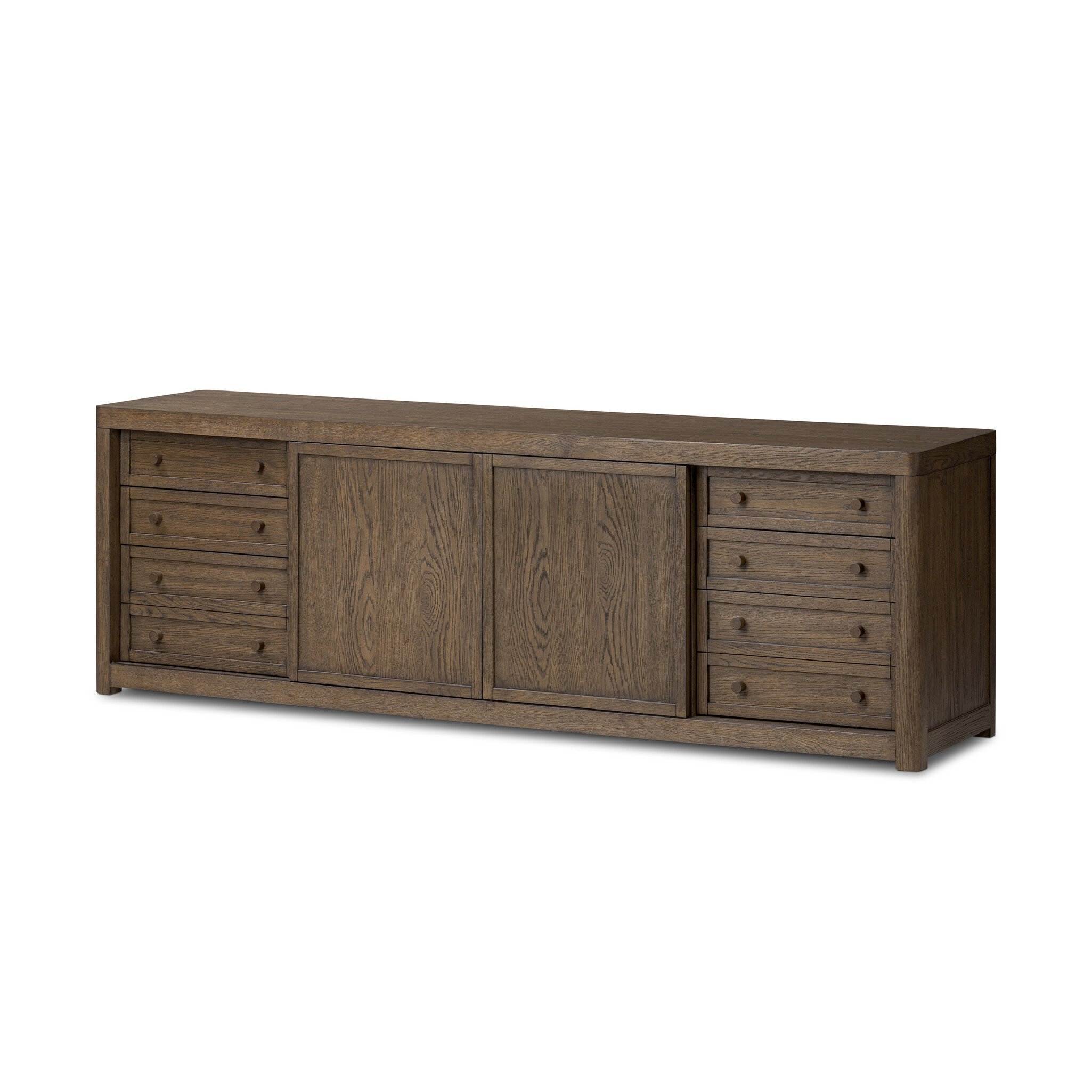 Miko Media Console - Fawn Oak Veneer - Image 1