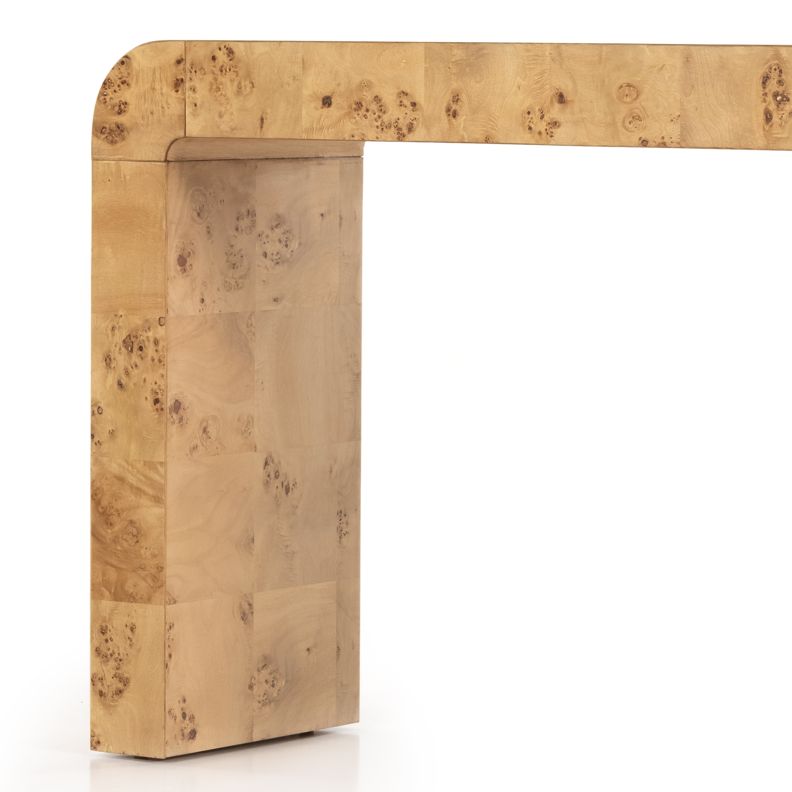 Jenson Console Table-Natural Poplar - Image 5