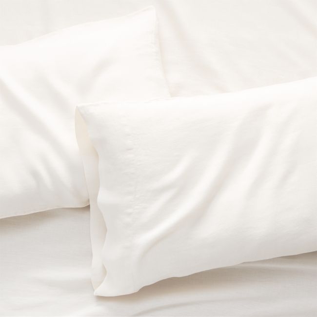 New Natural Hemp Standard Pillowcases, Set of 2 - Image 0