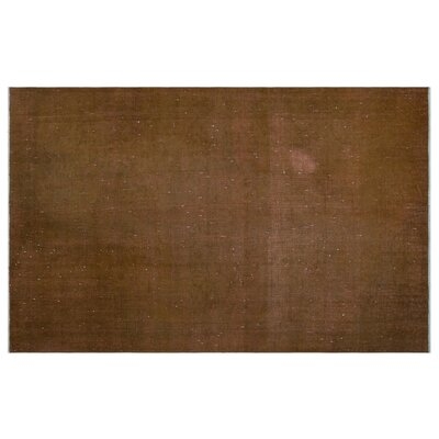 One-of-a-Kind Beyarmudu Hand-Knotted 1960s Turkish Brown 5'10'' x 9'1'' Area Rug - Image 0