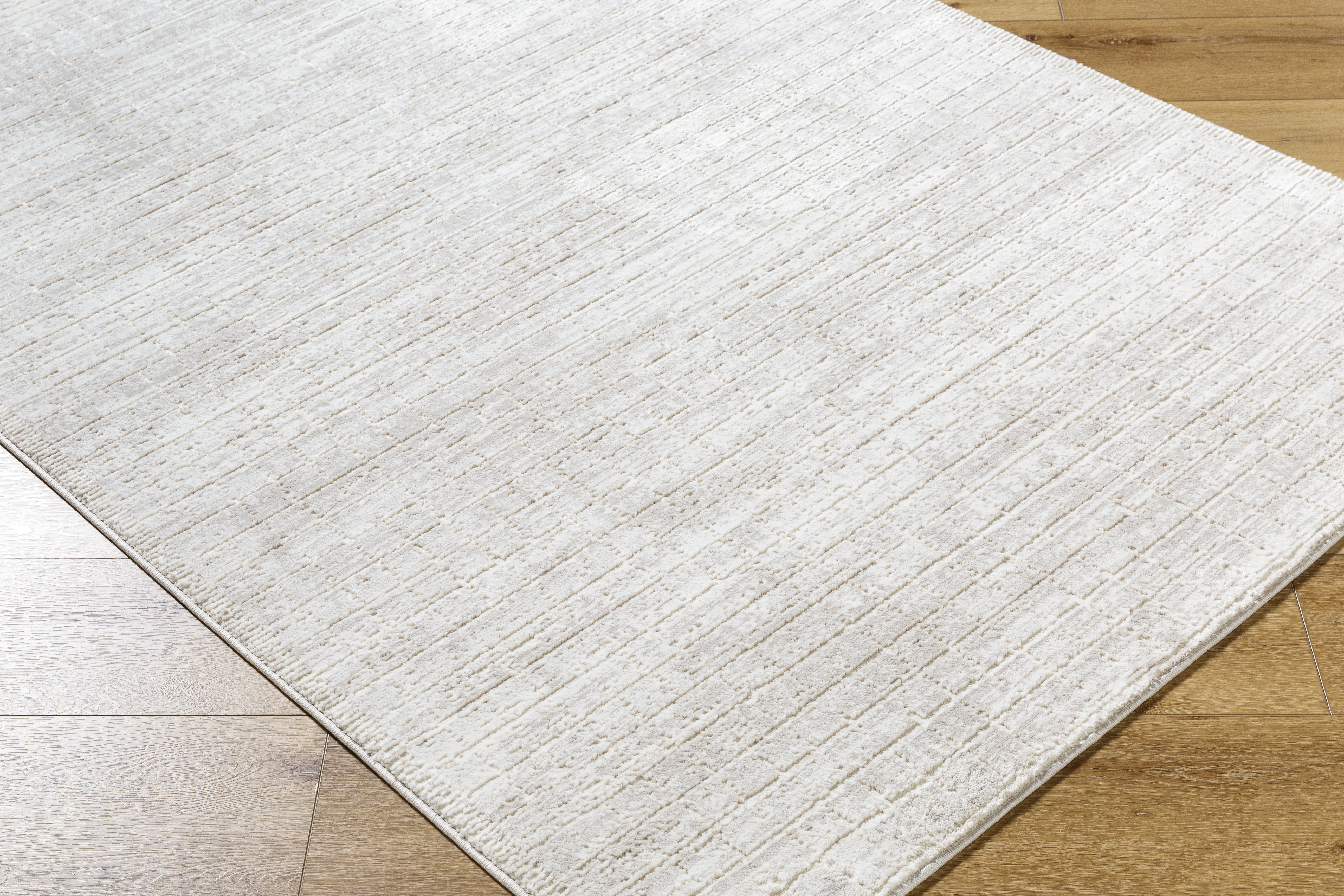 Alder Beige Indoor 5' x 7' Machine Woven Rug - Image 4