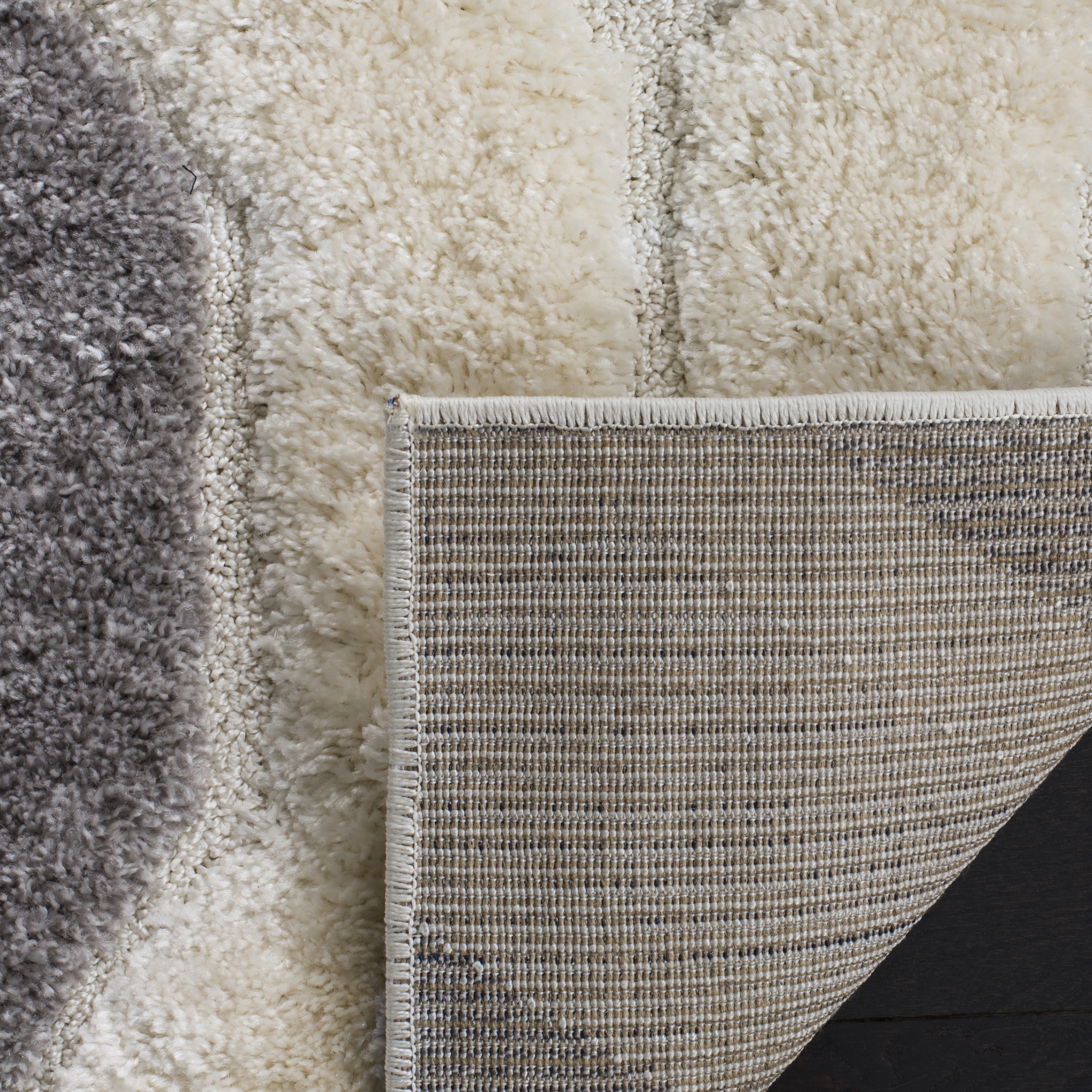 Arlo Home Woven Area Rug, SG833G, Grey/Cream,  4' X 6' - Image 3