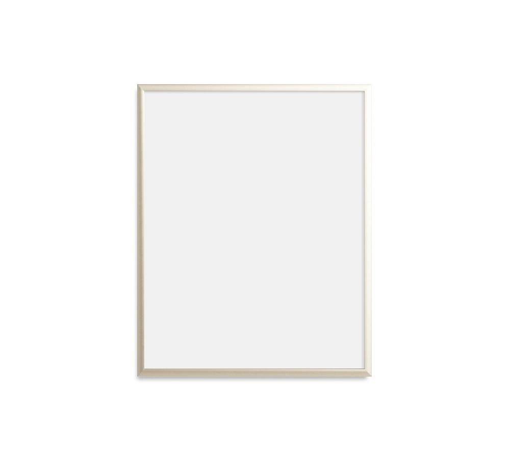 Thin Metal Gallery Frame, No Mat, 8x10 - Warm Silver - Image 0